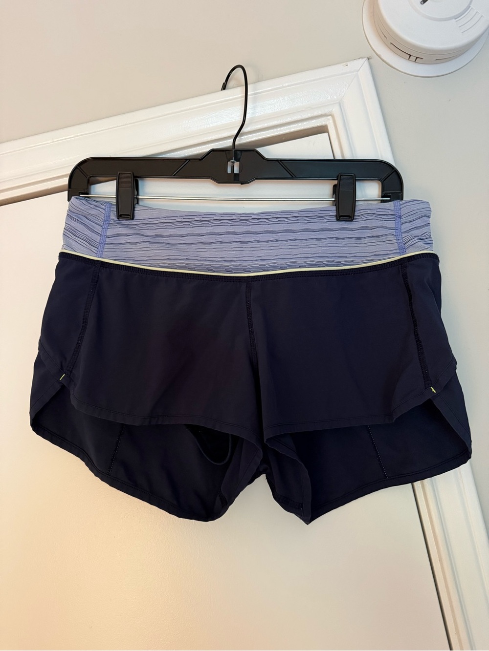 Navy Lululemon Running Shorts
